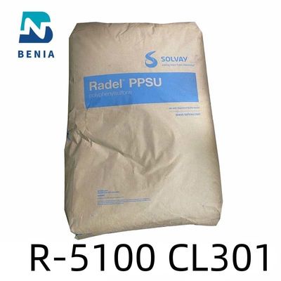 Ingénierie de résine de Solvay PPSU Radel R-5100 CL301 Polyphenylsulfone en plastique en stock toute la couleur