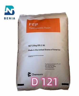 Poudre de granule de Vierge des polymères fluorés FEP de Dupont FEP D 121 EN STOCK toute la couleur