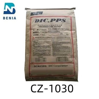 Les granules PolyphenyleneSulfide ResinCarbon de DIC PPS CZ-1030 DIC.PPS ont renforcé le frottement de PPS ResinLow toute la couleur