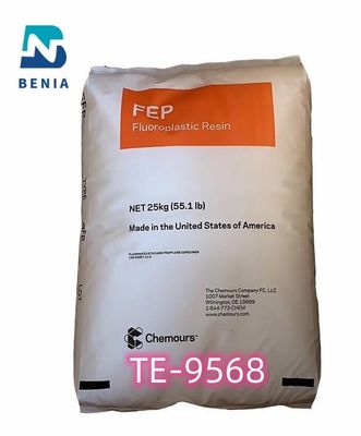 Poudre de granule de Vierge des polymères fluorés FEP de Dupont FEP TE-9568 EN STOCK toute la couleur