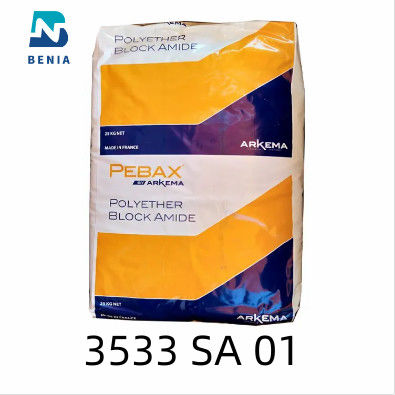 La Vierge thermoplastique de moulage par injection d'élastomère de SA 01 d'Arkema Pebax 3533 granulent toute la couleur