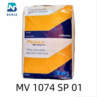 La chaleur 1074 thermoplastique d'élastomère de PS 01 d'Arkema Pebax système mv et la Vierge résistante UV granulent toute la couleur