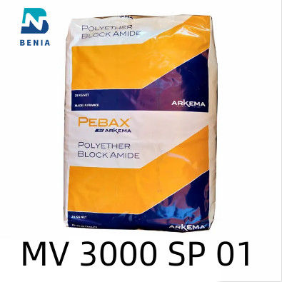 La Vierge imperméable de film thermoplastique d'élastomère de PS 01 d'Arkema Pebax le système mv 3000 granulent toute la couleur