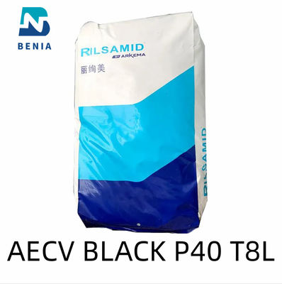 Poudre de mise en gaine de granule de Vierge de fil et de câble de granule du polyamide 12 du NOIR P40 T8L d'Arkema Rilsamid AECV