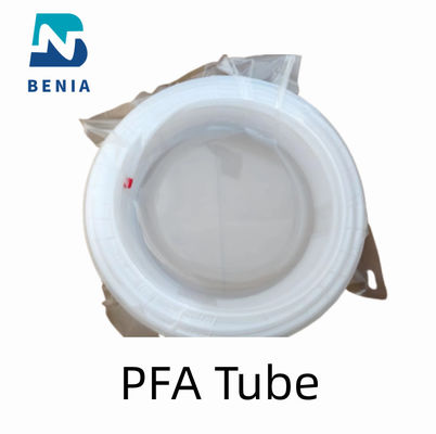 Tube PFA transparent, résistance à haute température de tube PFA, résistance élevée à la corrosion de tube PFA