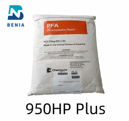 Dupont PFA 950HP Plus Perfluoroalcoxy PFA 25 kg/Sac pour revêtements de tuyaux