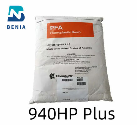 Dupont PFA 940HP Plus Perfluoroalcoxy PFA poudre de granulés vierges pour semi-conducteurs