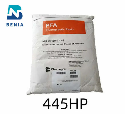 Dupont PFA 445HP Perfluoroalcoxy PFA Forme de granulés de résine fluoroplastique pour revêtements de tuyaux